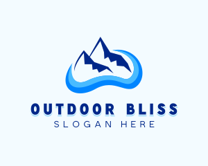 Mountain River Travel logo design