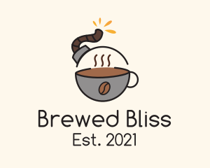 Coffee Espresso Bomb  logo design