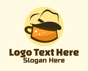 Cowboy Hat Drink Logo