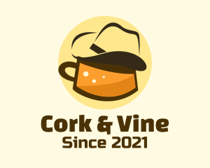 Cowboy Hat Drink logo design