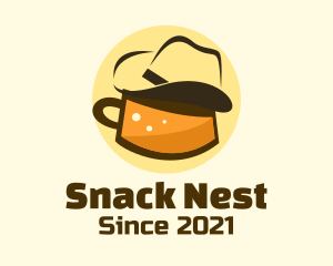 Cowboy Hat Drink logo design