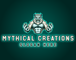 Mythical Yeti Monster logo