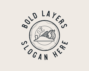 Carpenter Wood Planer  logo design