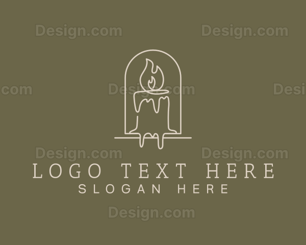 Relaxing Scented Candle Logo