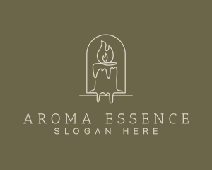 Relaxing Scented Candle logo design