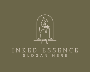 Relaxing Scented Candle logo design