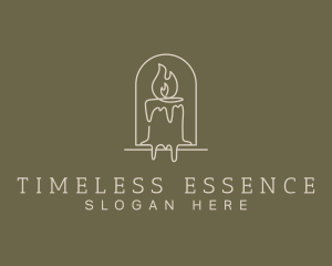 Relaxing Scented Candle logo design