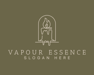 Relaxing Scented Candle logo design