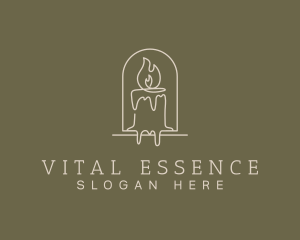 Relaxing Scented Candle logo design