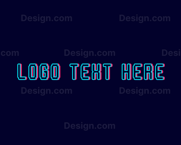 Pixel Neon Software Logo