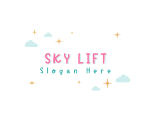 Starry Cloud Sky logo design