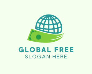 Global Money Currency logo design