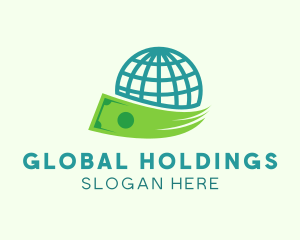 Global Money Currency logo design