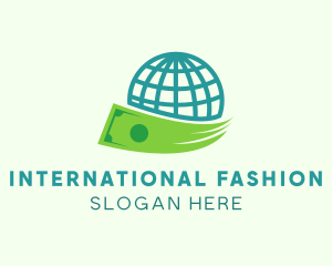 Global Money Currency logo design