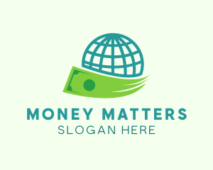 Global Money Currency logo design