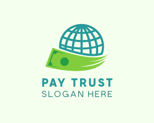 Global Money Currency logo design