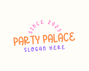 Kiddie Playful Party  logo design