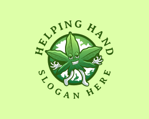 Organic Leaf Marijuana Logo