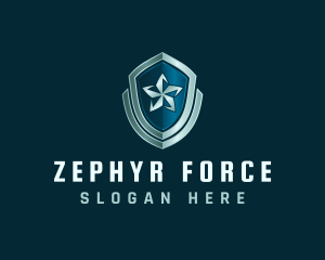 Security Star Shield logo design