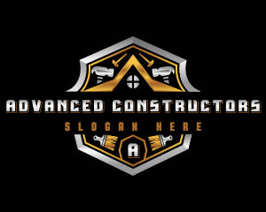 Builder Contractor Carpentry logo design