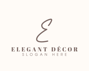 Elegant Company Firm logo design