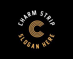 Stripe Bar Restaurant logo design