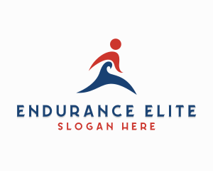 Marathon Runner Athlete  logo