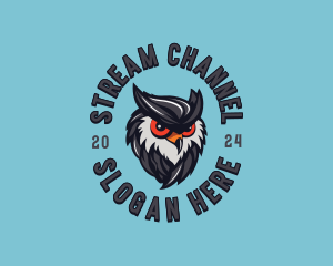 Owl Bird Streaming logo design