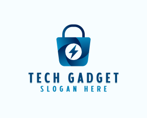 Lightning Gadget Bag logo design