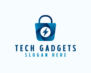 Lightning Gadget Bag logo design