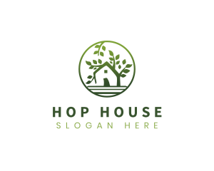 House Tree Landscaping logo design