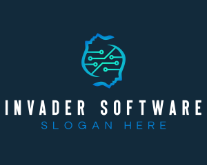 Network Technology Software logo design