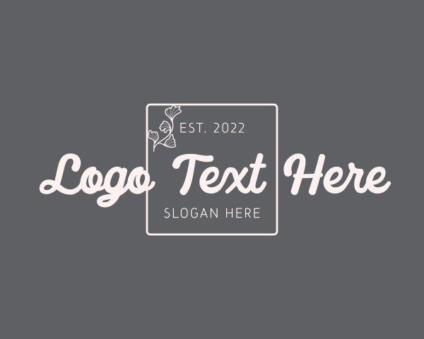 Foliage logo example 2