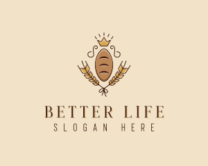 Bread Loaf Baker logo design