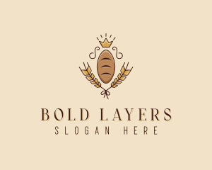 Bread Loaf Baker logo design