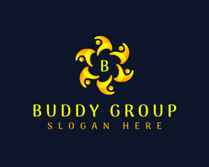 People Social Group logo design