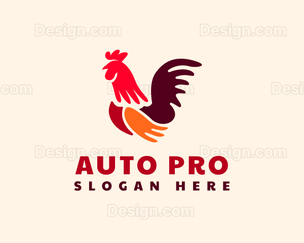 Chicken Rooster Poultry Logo