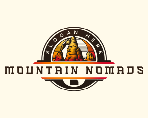 Kansas Rock Mountains logo design