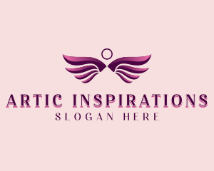 Spiritual Heavenly Wings logo design