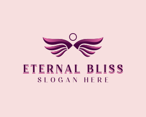 Spiritual Heavenly Wings logo design
