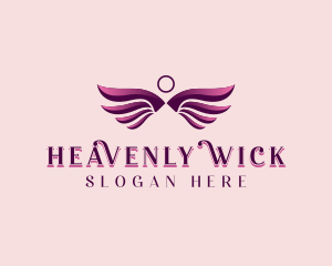 Spiritual Heavenly Wings logo design