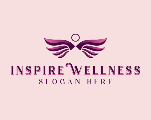 Spiritual Heavenly Wings logo design