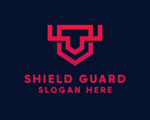 Geometric Shield Defense logo