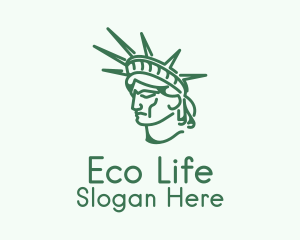 Statue of Liberty Head  Logo