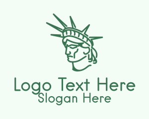 Statue of Liberty Head  Logo