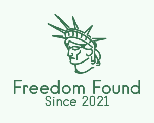 Statue of Liberty Head  logo