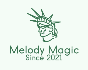 Statue of Liberty Head  logo