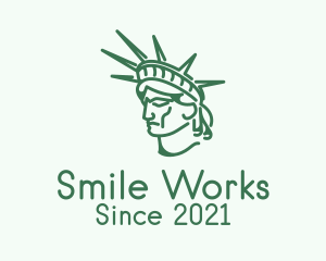 Statue of Liberty Head  logo