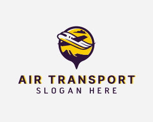 Flight Travel Airplane logo design