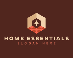 Home Tile Flooring logo design